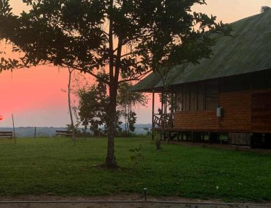 View at sunset